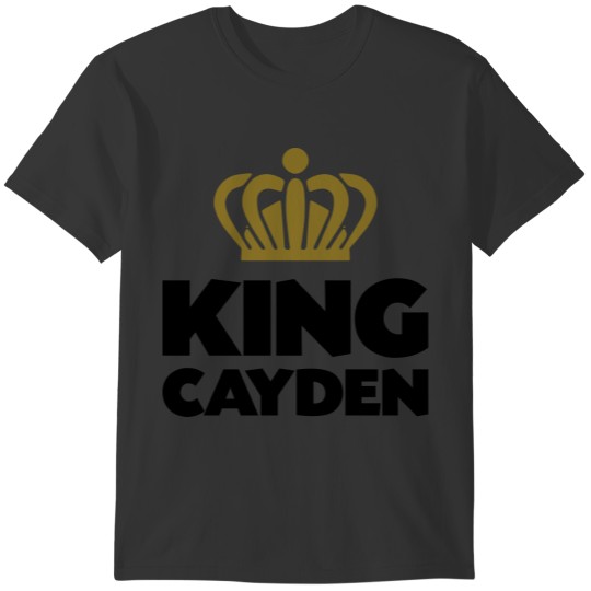 King cayden name thing crown T-shirt