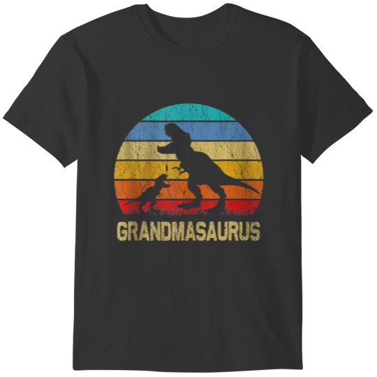 Grandmasaurus T Rex Dinosaur Grandma Saurus Family T-shirt