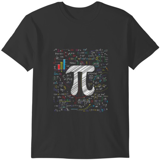 Pi Day Math Equation Math Teacher Student Geek Gif T-shirt