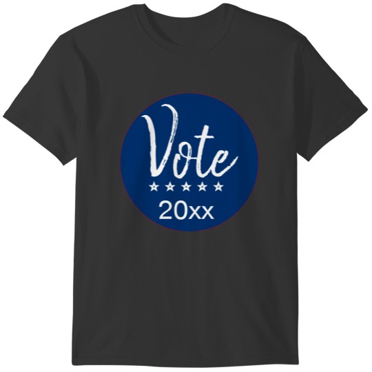 Vote 2022 Election Five Stars Blue Non-Partisan T-shirt