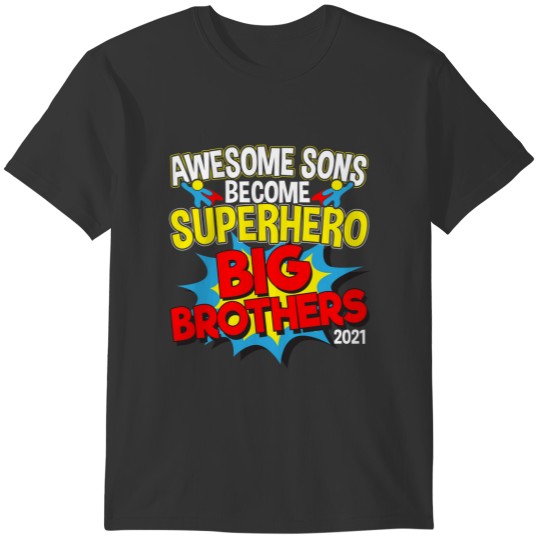 Big Brother Superhero Comic Art T-shirt