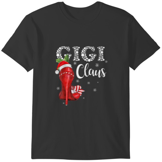 High Heel Gigi Santa Claus Christmas Pajama Xmas W T-shirt