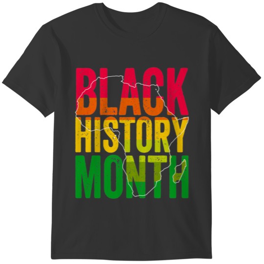 African American Men Women Black History Month T-shirt