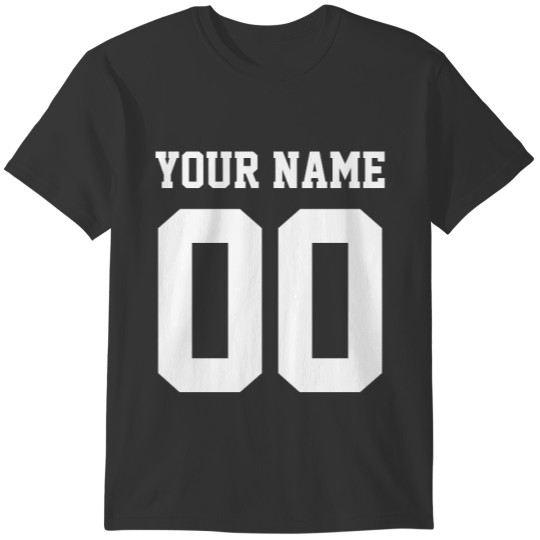 Custom Name Number Baby Football Jersey T-shirt