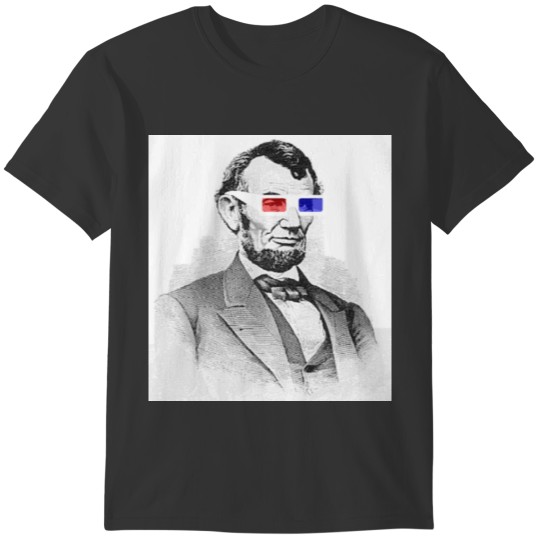 Lincoln in 3D T-shirt