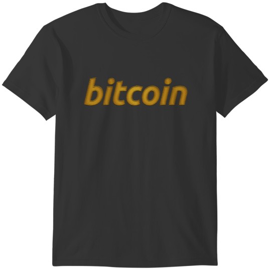 Embroidered Bitcoin T-shirt