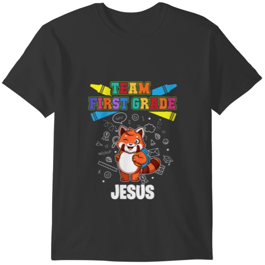 Kids Team First Grade - Jesus - Personalized T-shirt
