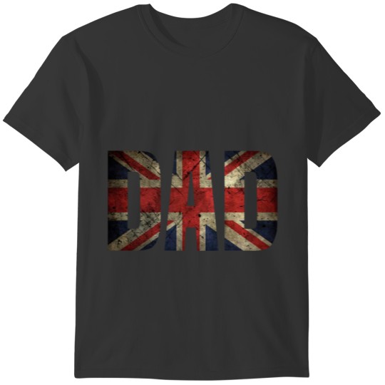 UK Flag  Vintage Retro Happy Father Day Baby Bodysuit T-shirt