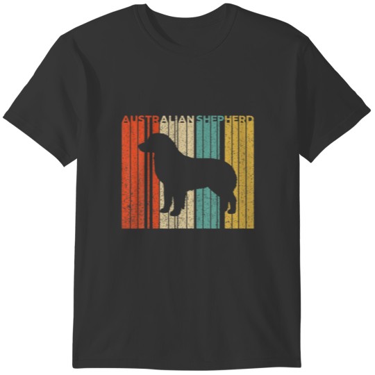 Australian Shepherd Vintage - Dog Breed Owner Retr T-shirt