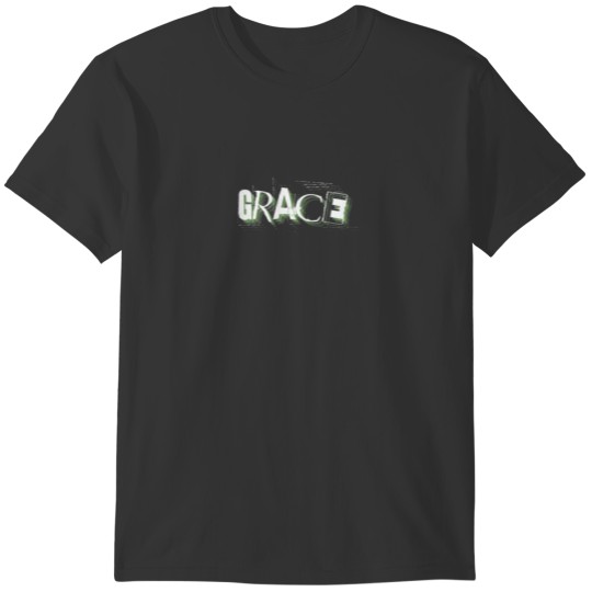 Vintage Christian Design Grace Motivational Slogan T-shirt