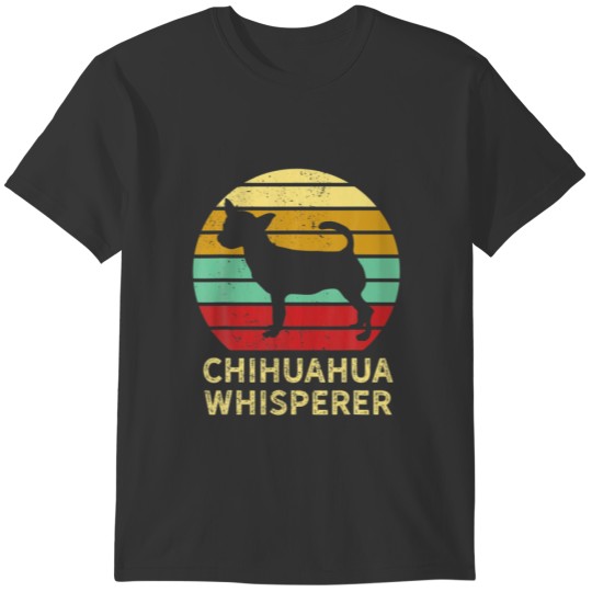 Retro Funny Chihuahua Mom Gift Chiwawa Mama Cute P T-shirt