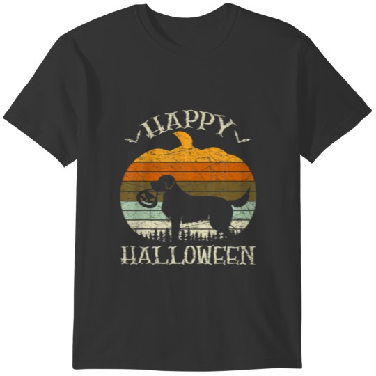 Golden Retriever Dog Pumpkin Halloween Costume Dog T-shirt