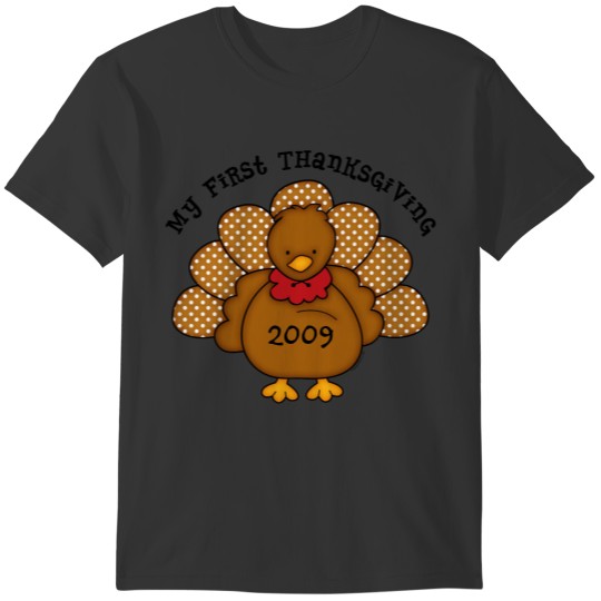 Baby Turkey 1st Thanksgiving T-shirt