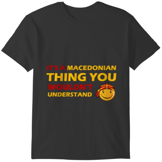 MACEDONIAN design T-shirt