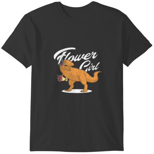 Flower Girl Rex, Trex Rex Tyrannosaurus Costume T-shirt