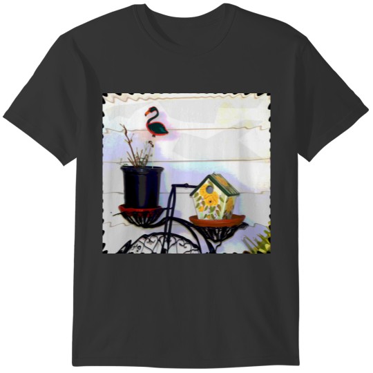 Charming bird house decor T-shirt