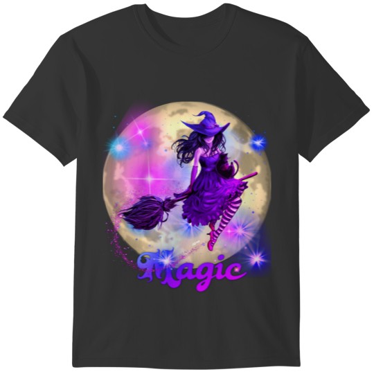 Magical Purple Witch T-shirt
