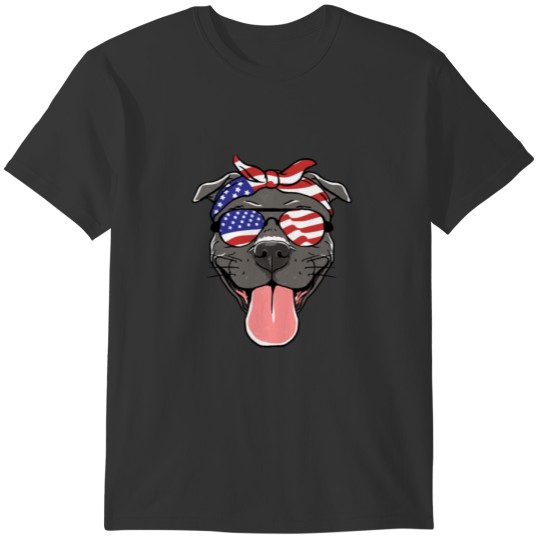 Fourth Of July Dog Lovers Patriotic Pup For Men, W T-shirt