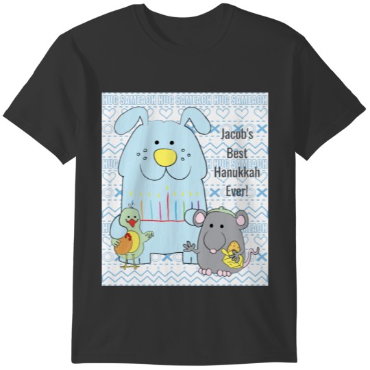 Hanukkah Baby Jersey Body Suit/Cat+Mouse+Bird T-shirt