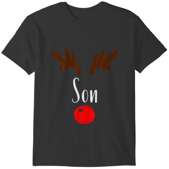 SON Rudolph Matching Family Christmas, Son Xmas Se T-shirt