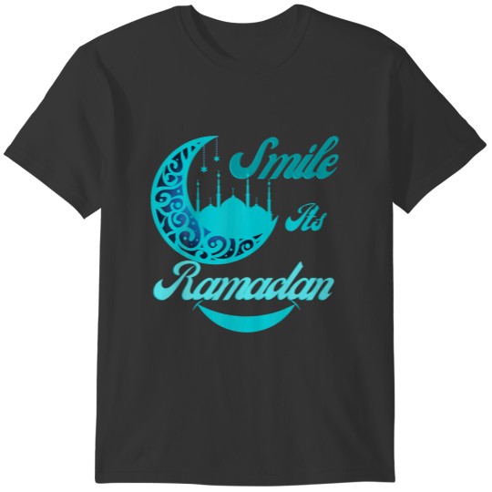 Smile Its Ramadan Mubarak For All Muslim Islamic C T-shirt