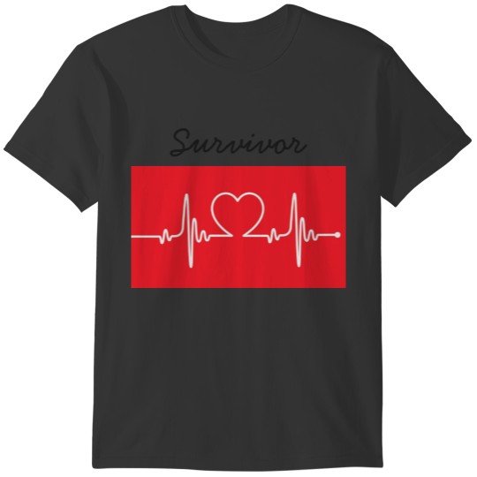 Heart survivor T-shirt