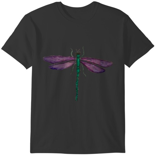Purple and Green Dragonfly T-shirt