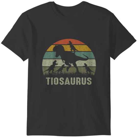 Tio Dinosaur T Rex Tiosaurus 4 Kids Family Matchin T-shirt