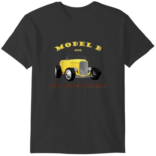 1932 Model B Hotrod. Graffiti Yellow Hotrod 1932 T-shirt
