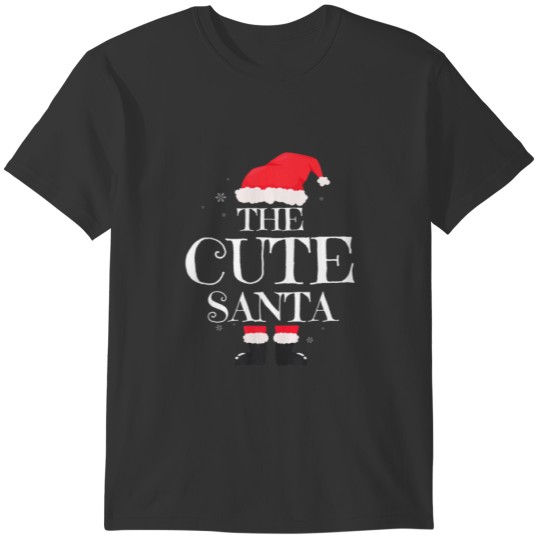 Cute Santa Matching Family Group Christmas Party P T-shirt