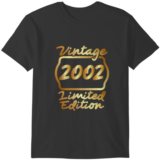 Limited Edition T S 2002 20Th Birthday Vintage T-shirt