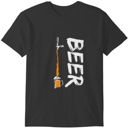 Men Women With Beer Glasses And Beer Pull, Tap T-shirt