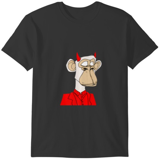 Funny Ape Non-Fungible Human NFT Crypto Art Token T-shirt
