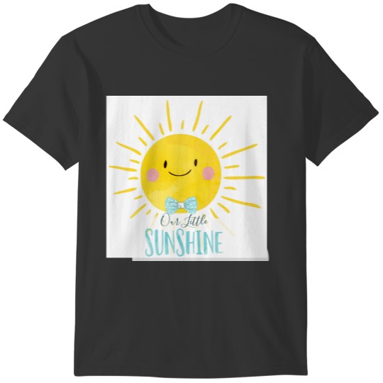 Our Little Sunshine Blue Boy Baby Summer T-shirt