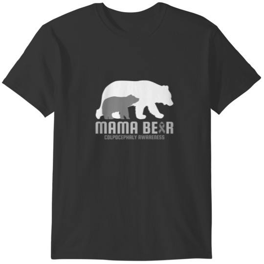 Colpocephaly Awareness Brain Disease Related Mama T-shirt