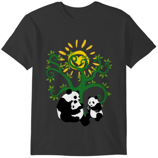 A Panda Family Tree T-shirt