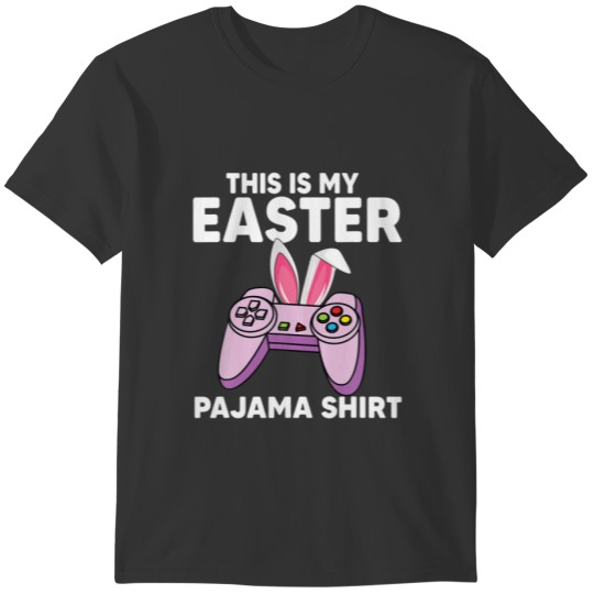 This Is My Easter Pajama Game Control Graphic Gami T-shirt