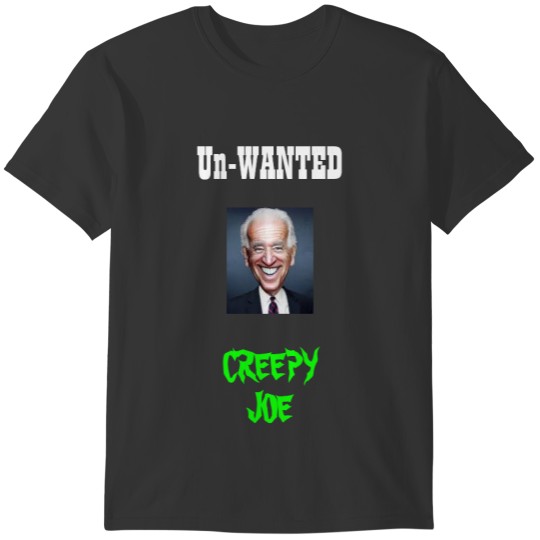 Funny Political CREEPY JOE Novelty T-shirt