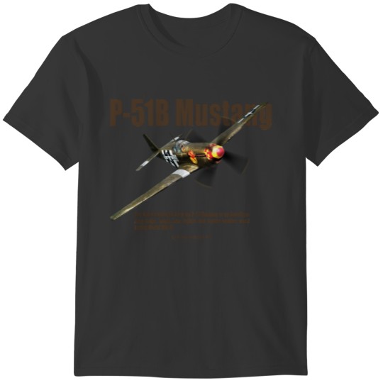 Aviation Art  “P-51B Mustang" T-shirt
