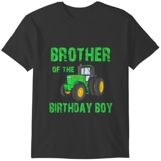 Brother Of The Birthday Boy Vintage Farm Tractor P T-shirt