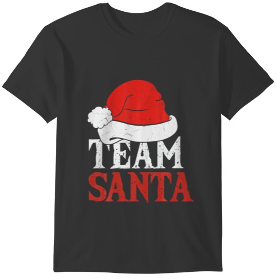 Retro Team Santa Christmas Squad Funny Family Matc T-shirt