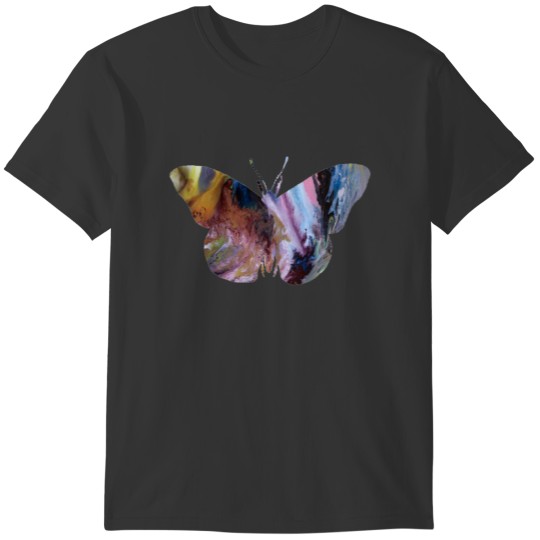 Abstract Butterfly Silhouette T-shirt