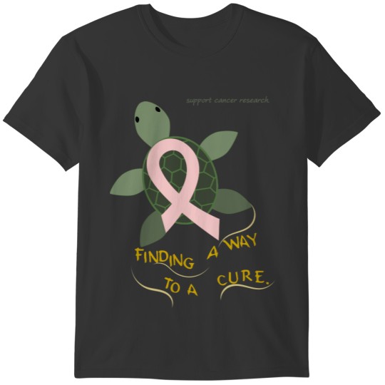 Sea Turtle Breast Cancer Support T-shirt