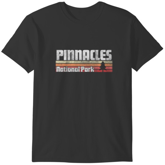 Pinnacles National Park Retro Style Vintage 70S 80 T-shirt