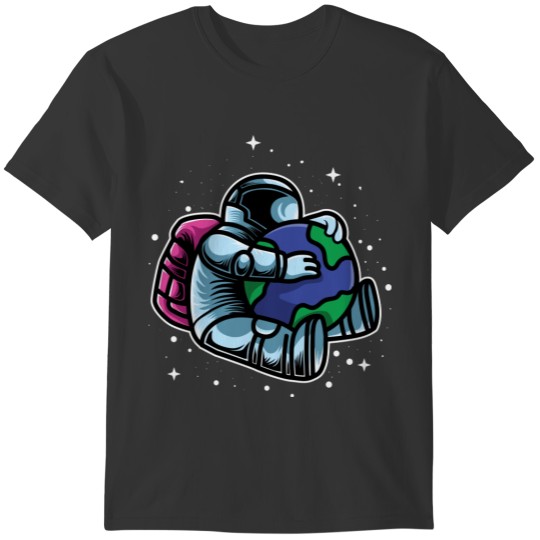 Astronaut Kid Save The Earth T-shirt