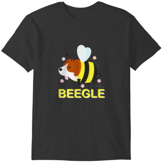 Beegle Beagle Bee Dog Pun Cute T-shirt