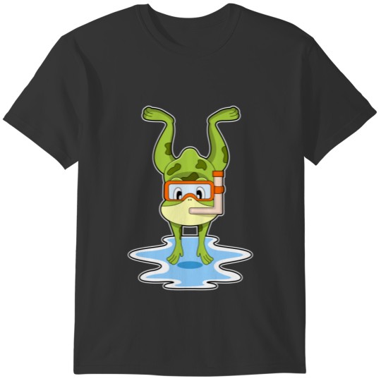 Frog at Diving with Snorkel Sleeveless T-shirt