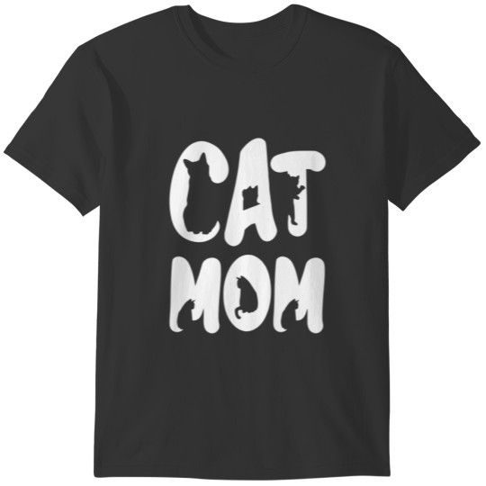 Cat Mom Owner Womens Lady Design Kitten Girl Art M T-shirt