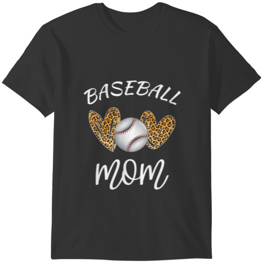 Baseball Mom Leopard Mother's Day - Best Mom Ever T-shirt