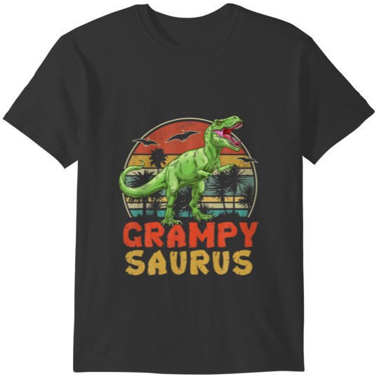 Grampysaurus T Rex Dinosaur Family Matching T-shirt